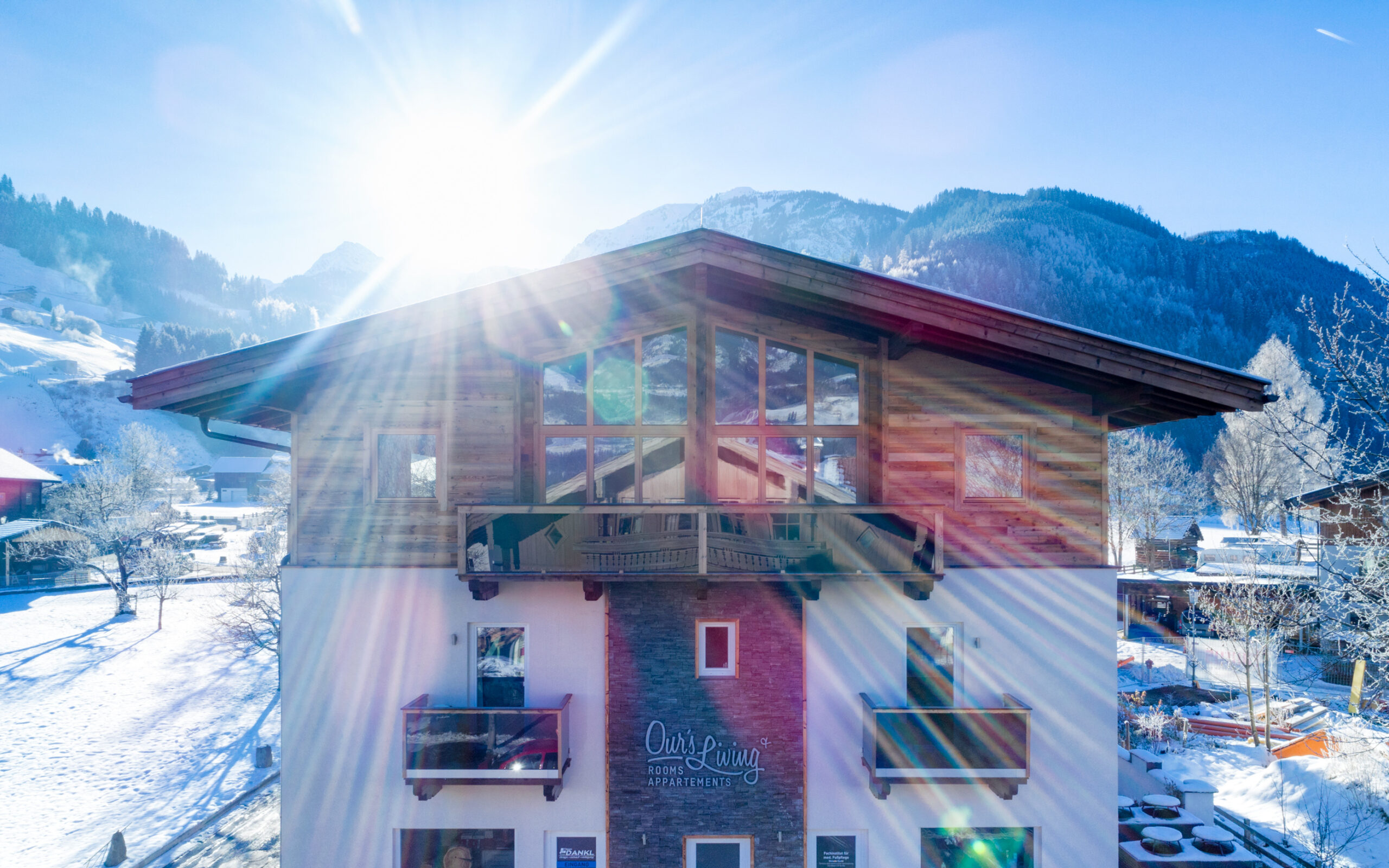 Vorderansicht Ferienwohnung in Hollersbach von Alpina Holiday