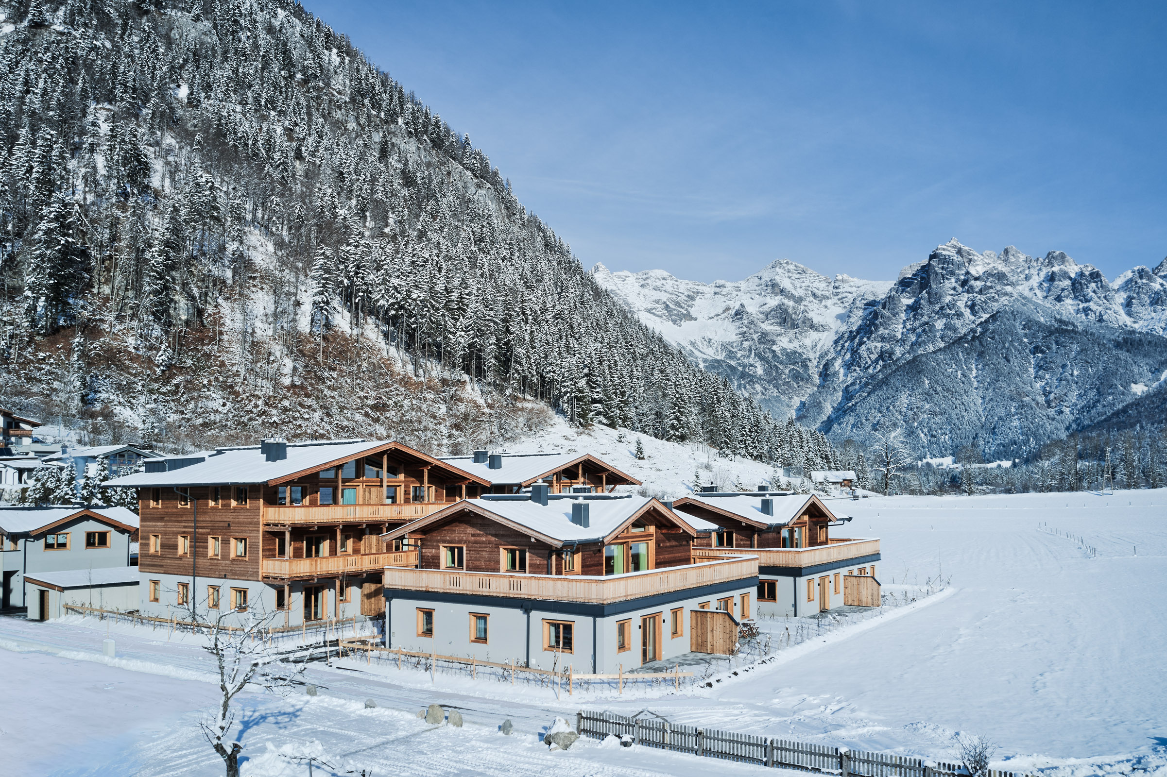 Umgebung Winter Ferienwohnung in Buchensteinwand von Alpina Holiday