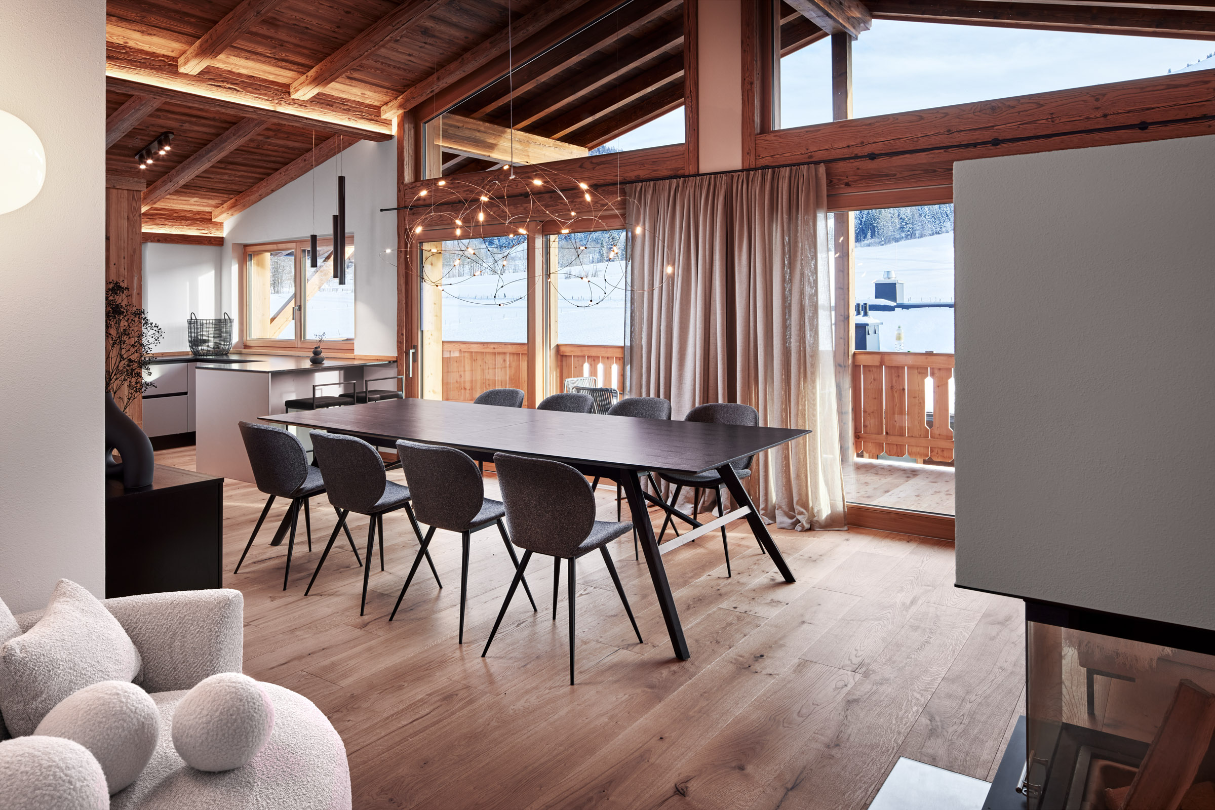 Essbereich Top 11 Ferienwohnung in Buchensteinwand von Alpina Holiday