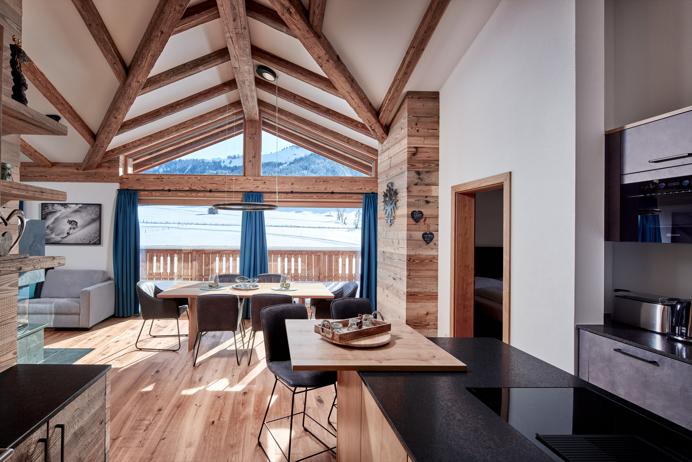 Essbereich Ferienwohnung in Buchensteinwand von Alpina Holiday